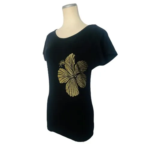 【リバーシブル】ドルマンＴシャツ-ラメ