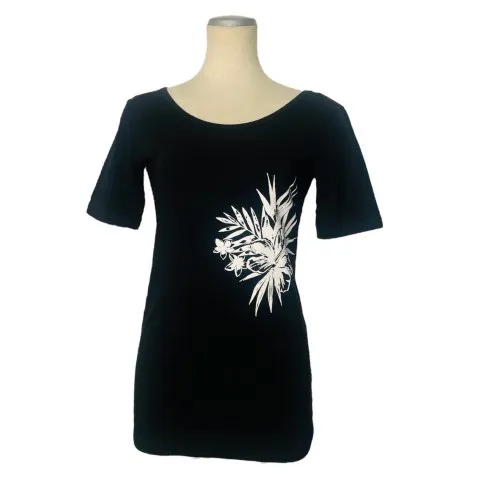 【リバーシブル】半袖Ｔシャツ-birdhibiscus
