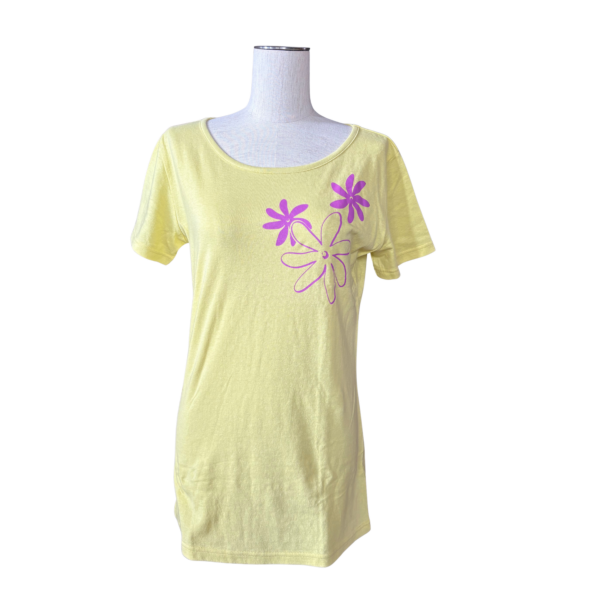半袖Tシャツ XL-3連ティアレ（キイロ）