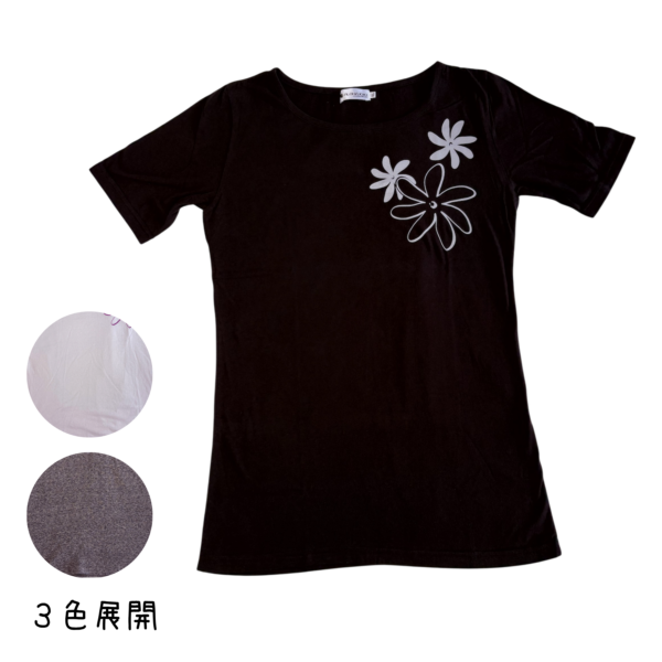 半袖Tシャツ 3連ティアレ